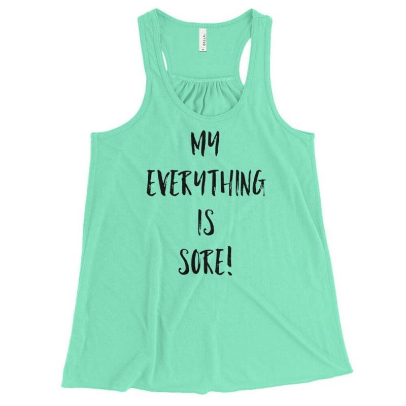 Mein Ein Und Alles Ist Wunder Frauen Flowy Racerback Tank von TheHuntleyFactory