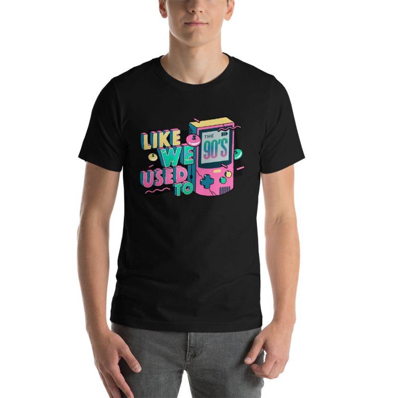 Wie Wir An Die 90Er Jahre Unisex T-Shirt Kurzarm-Verwendet von TheHuntleyFactory