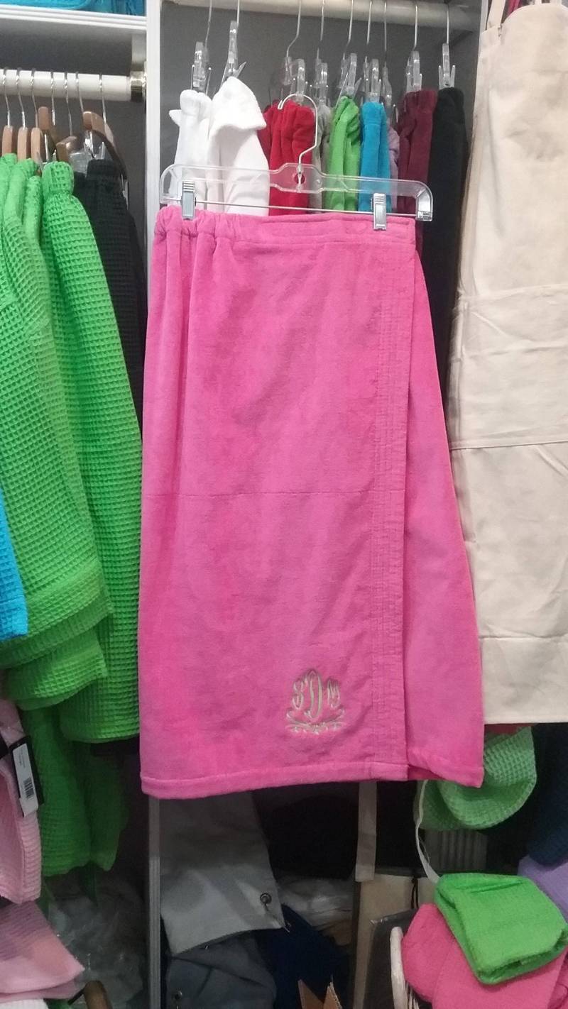 Monogrammed Handtuch Wrap/Personalisierte Baumwoll Spa Bestickter von TheInitialDesignSTL