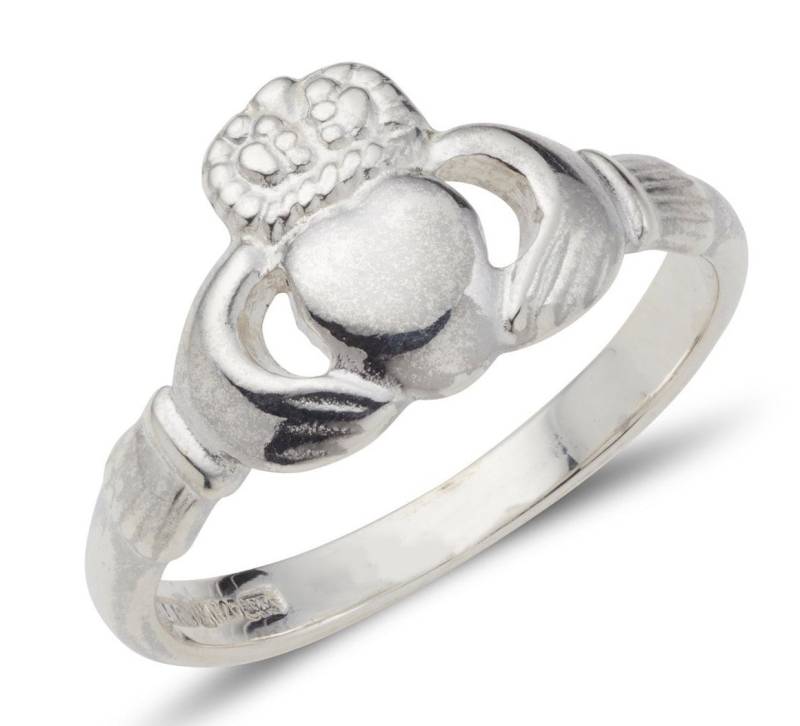 Weißgold Antiker Stil Claddagh Ring von TheIrishJeweller