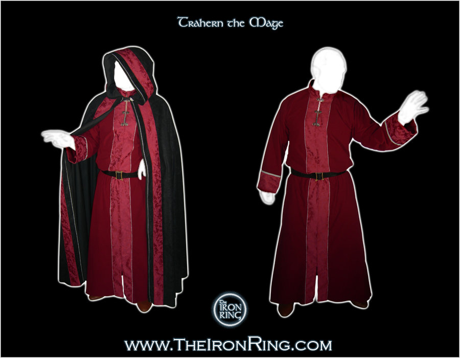 Auf Bestellung Trahern Mage Lord Fantasy Robe Und Umhang, Maßgefertigt von TheIronRing