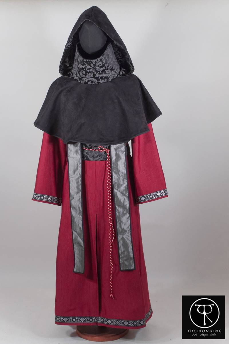 Gunther Priester, Magier Fantasy Robe Und Cape, Larp, Auf Bestellung, Maßanfertigung von TheIronRing