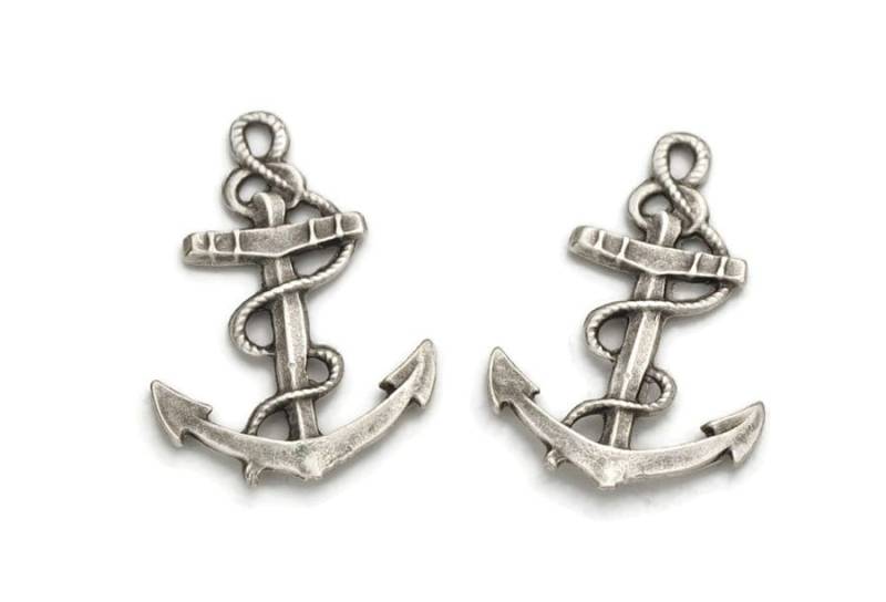 4 Anker Anhänger - Charms Antik Silber Ohrring Komponenten Diy Schmuck 4 Anker Anhänger - Charms Antik Silber Ohrring Komponenten Diy Schmuck von TheJewelDean