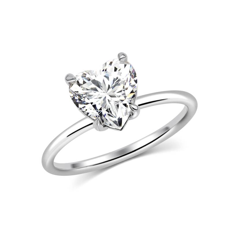 Herzform Labradorit Solitaire Ring 14K von TheJewelPrincess