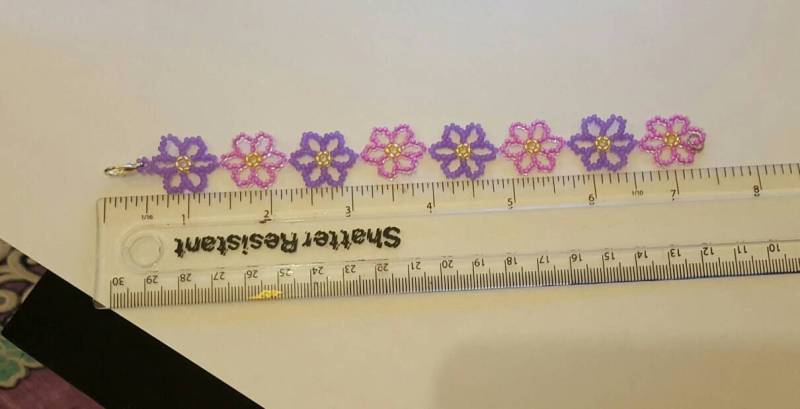 Armband Rosa Rocailles Perlen Hand Gemacht Armband Rosa Rocailles Perlen Hand Gemacht von TheJewelleryPalace