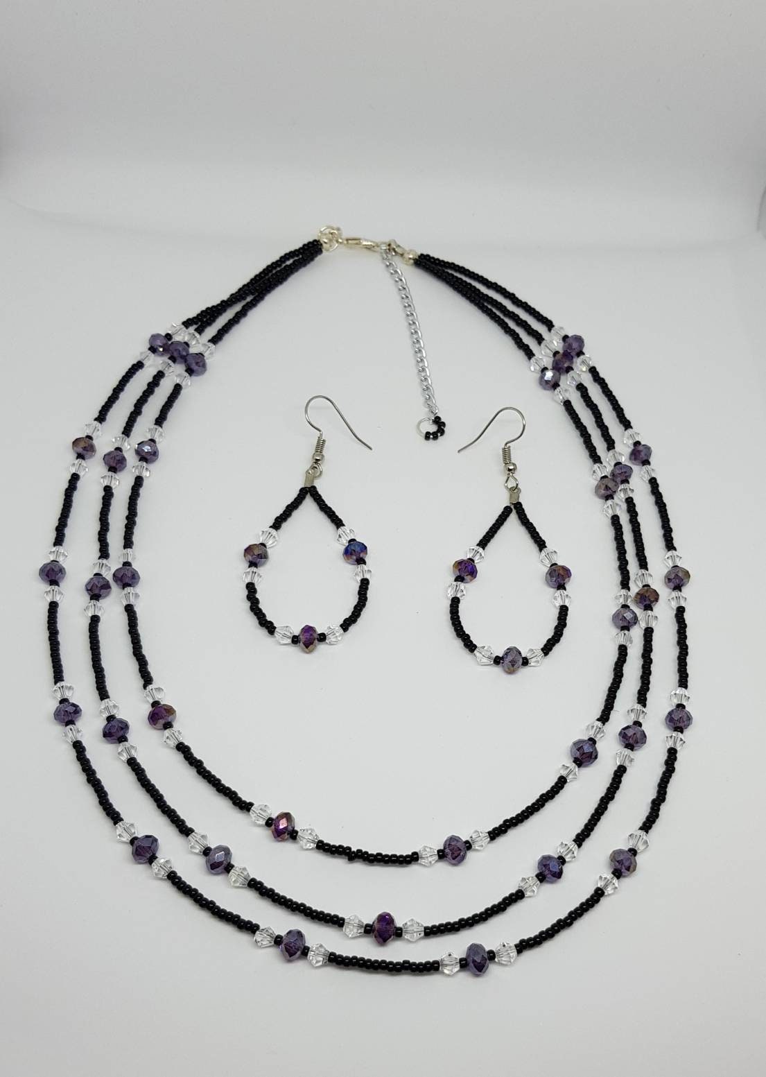 Dreifach Strant Collier-Set Dreifach Strant Collier-Set von TheJewelleryPalace