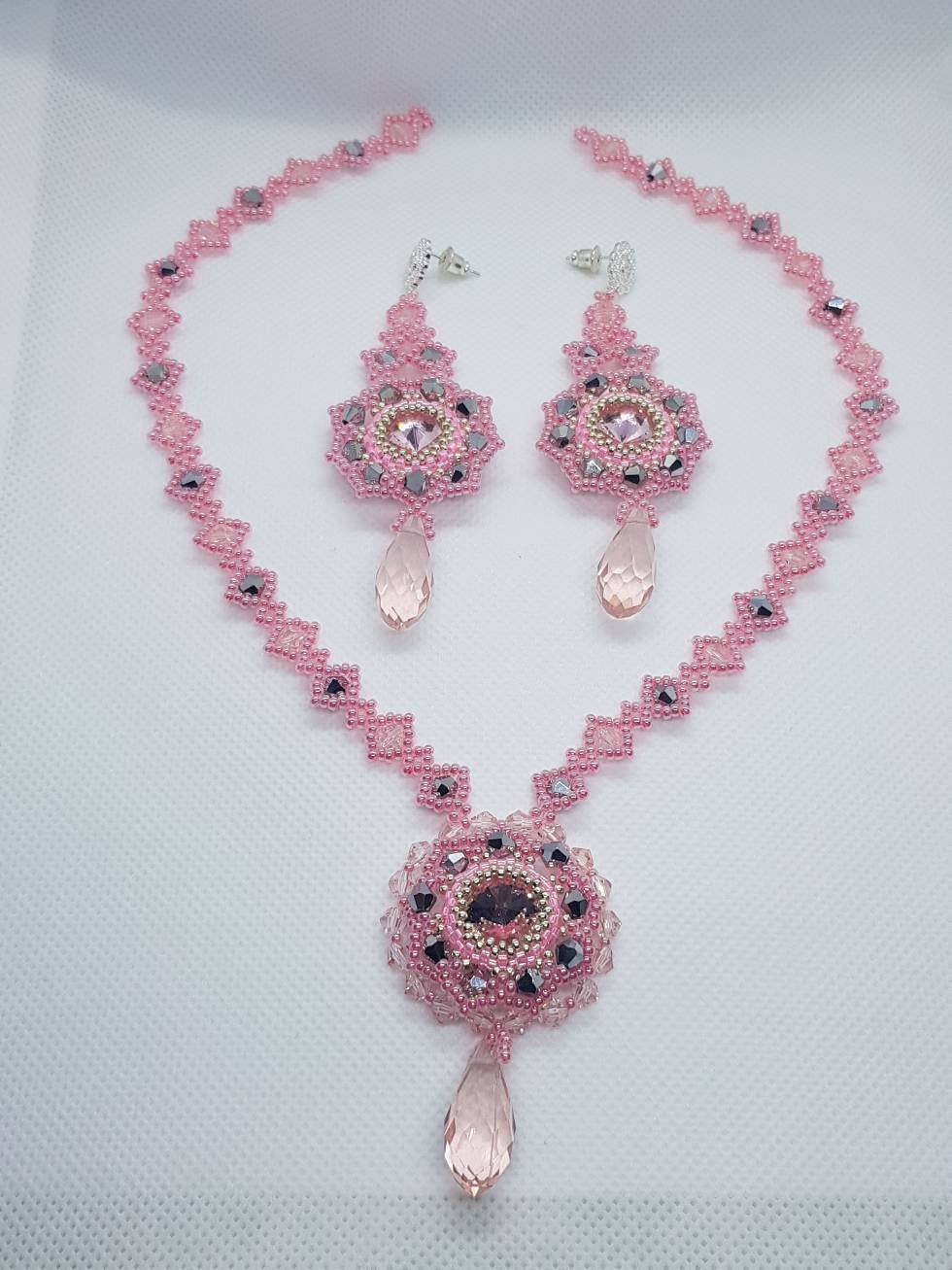 Schmuck Halskette Set Perlen Ohrset Schmuck Halskette Set Perlen Ohrset von TheJewelleryPalace