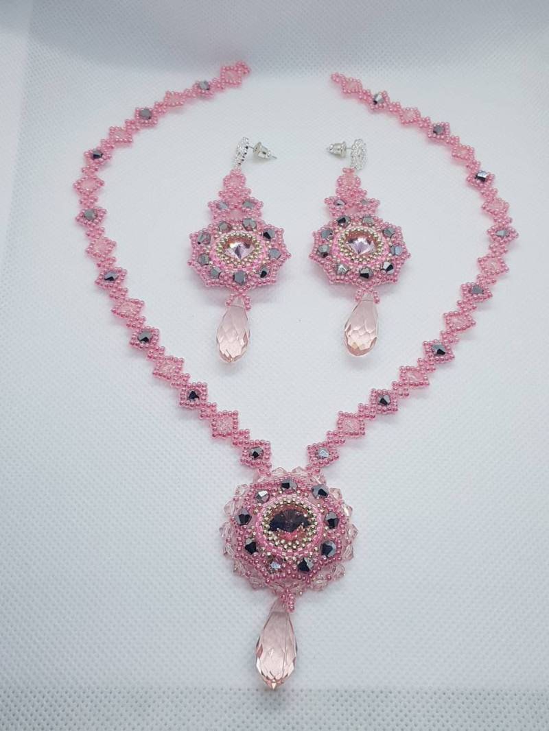 Schmuck Halskette Set Perlen Ohrset Schmuck Halskette Set Perlen Ohrset von TheJewelleryPalace