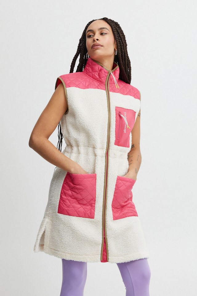TheJoggConcept Fleeceweste JCBERRI LONG WAISTCOAT - 22800156 von TheJoggConcept