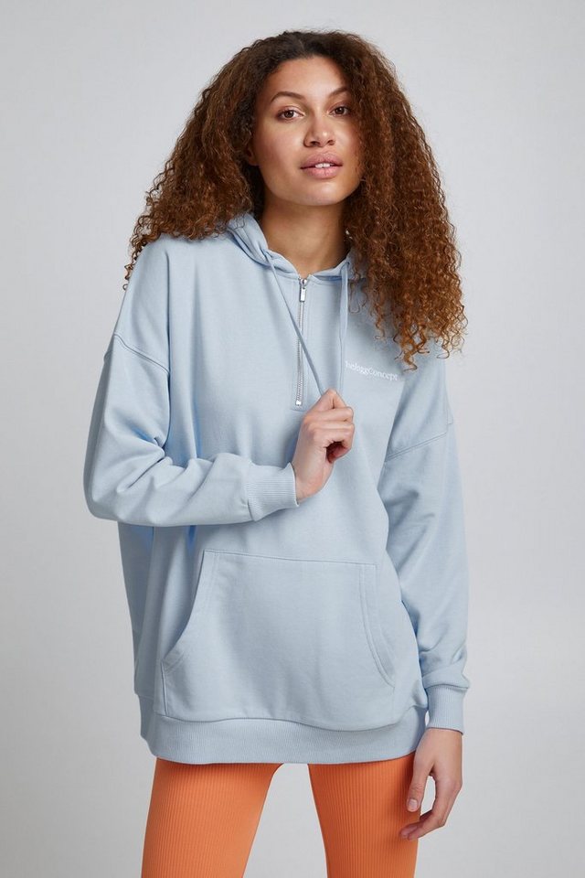 TheJoggConcept Sweatshirt JCSAFINE HALFZIP HOODIE - 22800017 Kapuzenpullover mit Reißverschluss von TheJoggConcept
