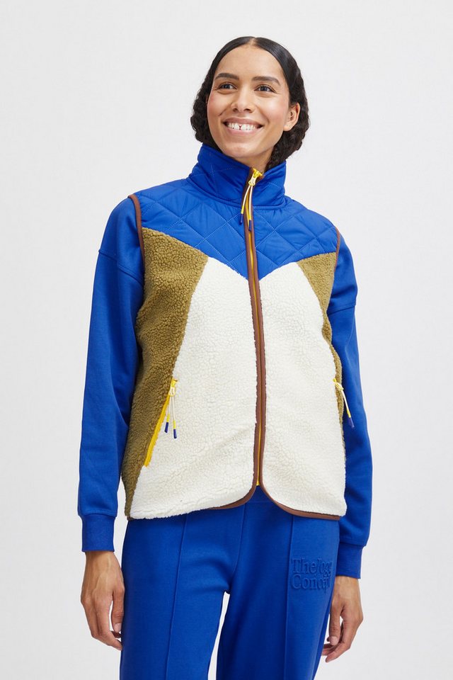 TheJoggConcept Kurzweste JCBERRI WAISTCOAT 4 - 22800272 Modische Kurzweste mit Stehkragen von TheJoggConcept