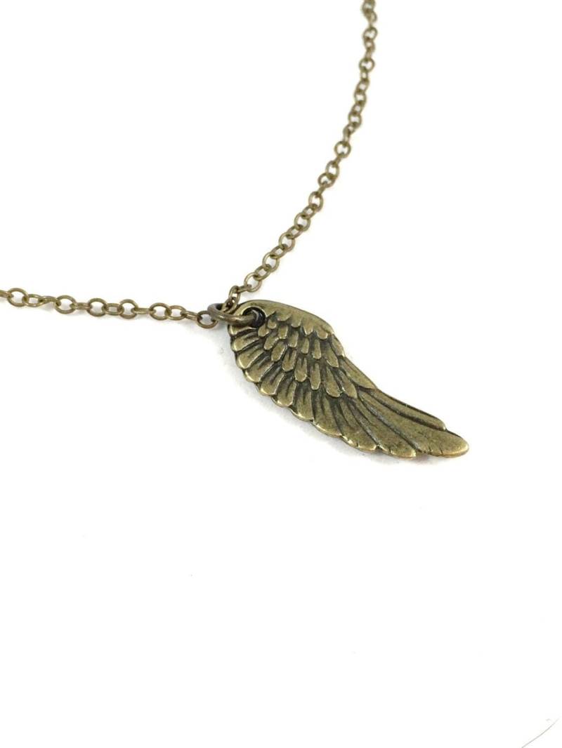 Engel Flügel Fußkettchen Schutzengel Schmuck von TheJoyfulJewelryBox
