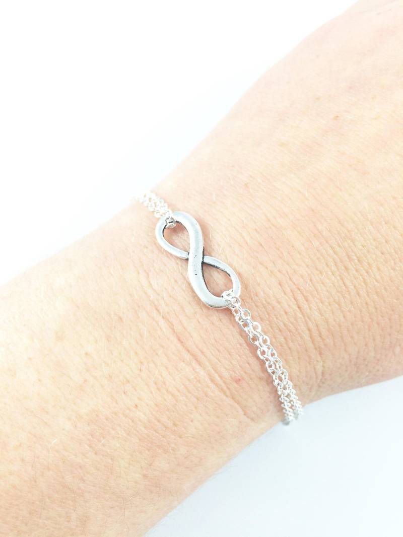 Unendlich Armband Freundschafts Fußkettchen, Verstellbar Charm von TheJoyfulJewelryBox