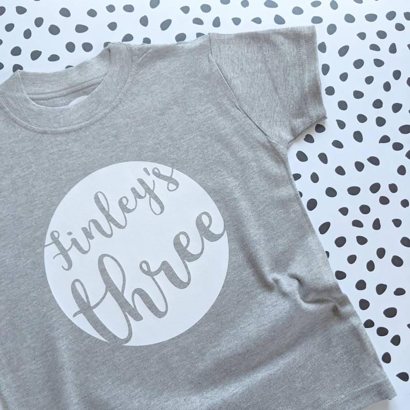 Personalisiertes Kinder T-Shirt Baumwoll-T-Shirt von TheJoyfulRebelStudio