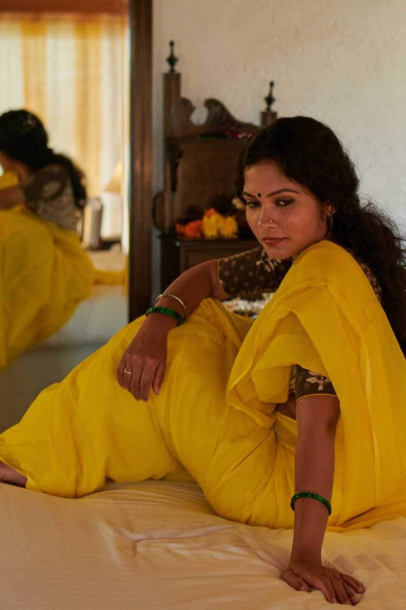 Manjakili Kota Saree von TheKaithariProject