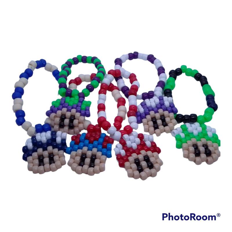 6 Pilz Kandi Armband Set-Kawaii Armband-Rave Armbänder-Teen Geschenkidee-Edc Armband-Einzel Rave Armbänder 6 Pilz Kandi Armband Set-Kawaii Armband-Rave Armbänder-Teen Geschenkidee-Edc Armband-Einzel Rave Armbänder von TheKandyBazaar