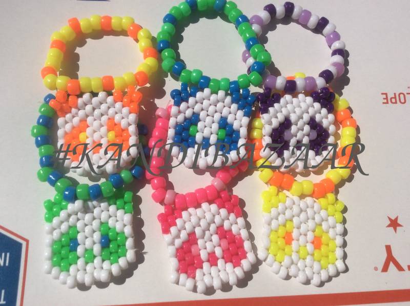 Lot Von 6 Panda Single Kandi Armband - Größe Für Handgelenk Und Oberarm Pandas Angebracht Sind Neonfarben Mini Beads-Edc Pony Beads Lot Von 6 Panda Single Kandi Armband - Größe Für Handgelenk Und Oberarm Pandas Angebracht Sind Neonfarben Mini Beads-Edc Pony Beads von TheKandyBazaar