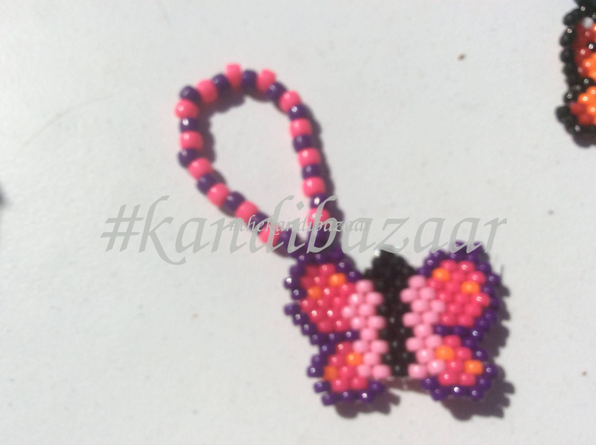 Schmetterling Kandi Armband Set, Perlenschmuck | 5 Stück von TheKandyBazaar