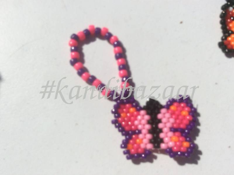 Schmetterling Kandi Armband Set, Perlenschmuck | 5 Stück von TheKandyBazaar