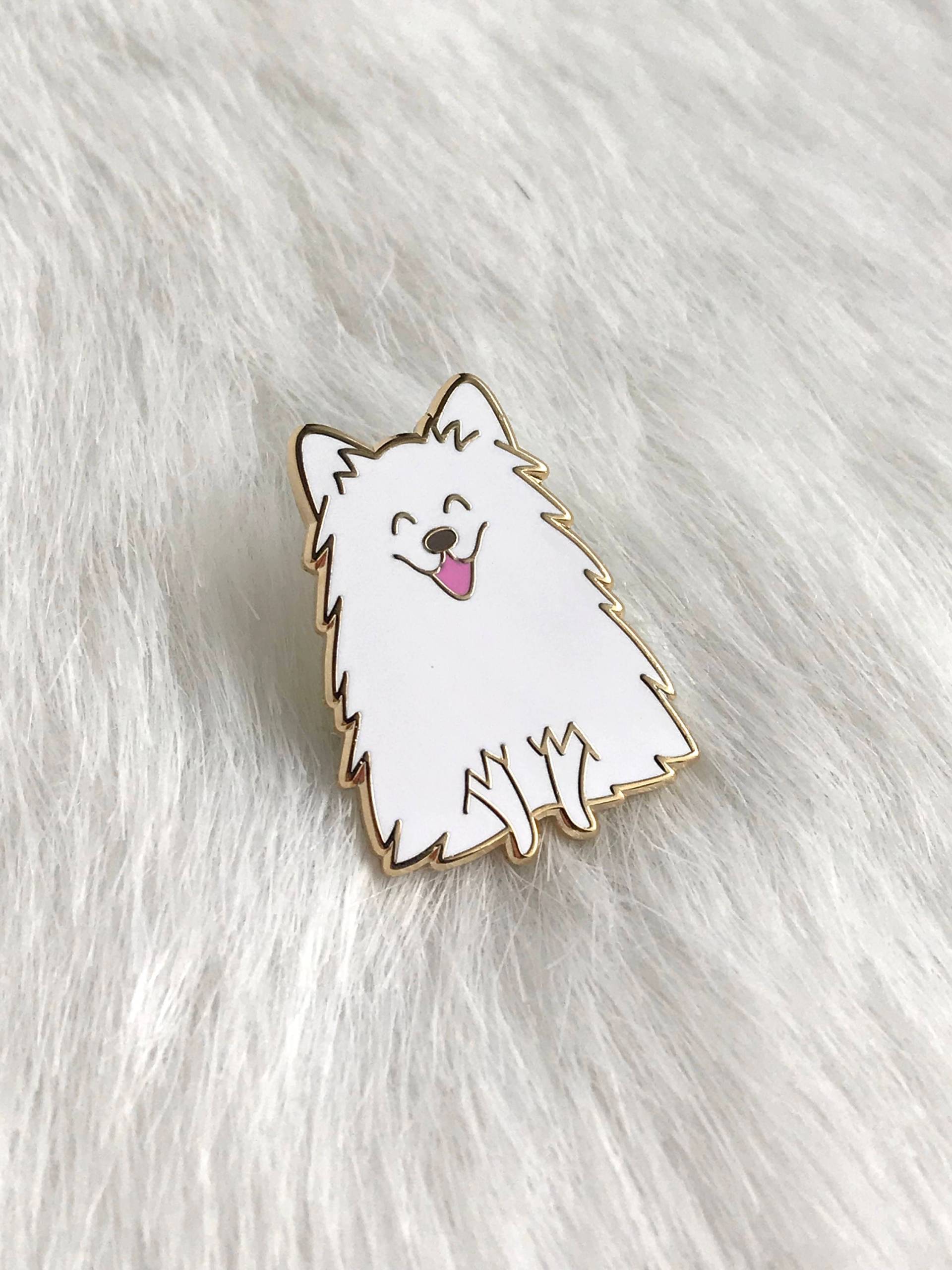 Glückliche Hundewelpe Pin Glückliche Hundewelpe Pin von TheKeyOfCute