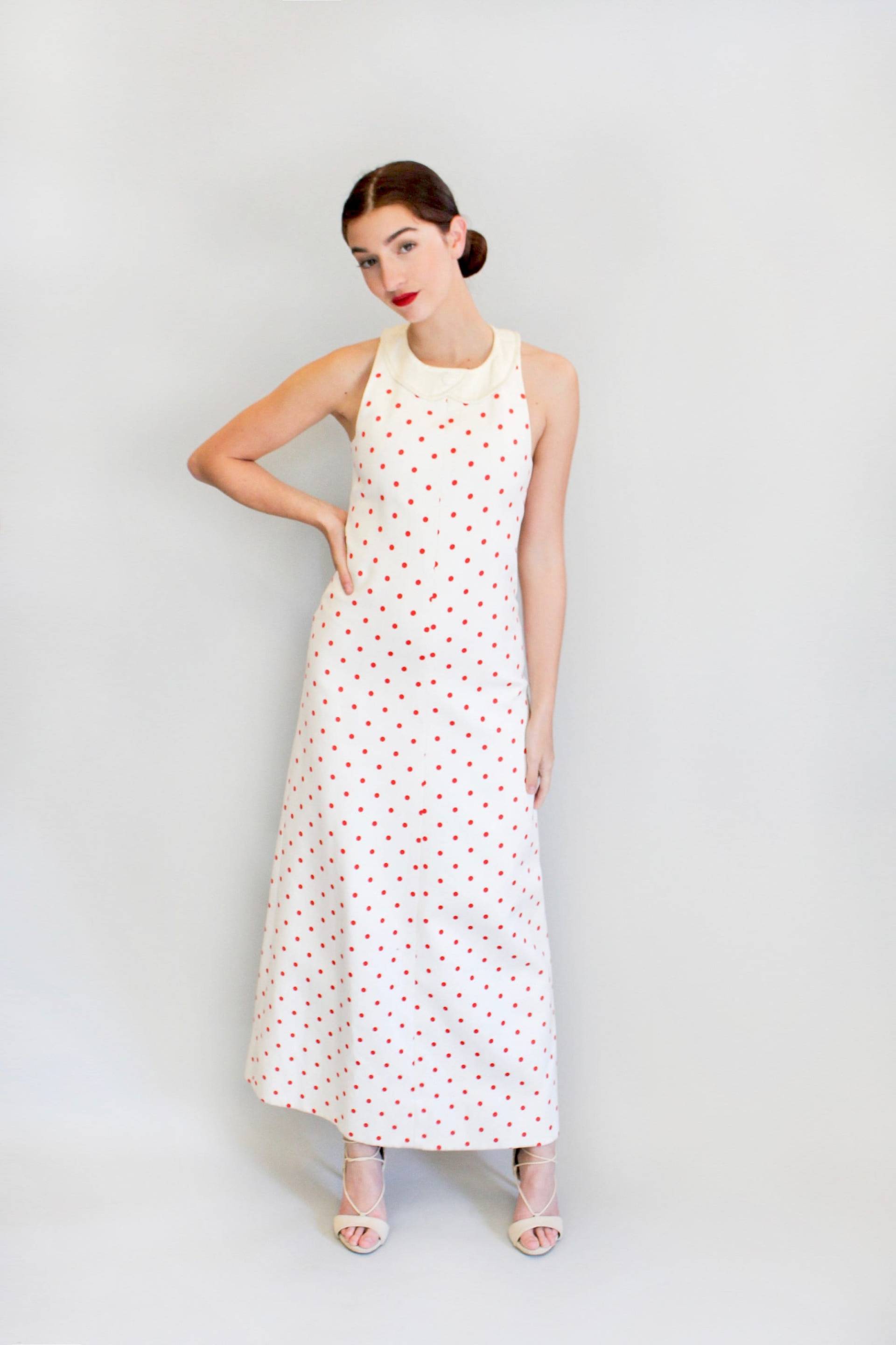 Courreges Haute Couture Polka Dot Kleid von TheKitVintage