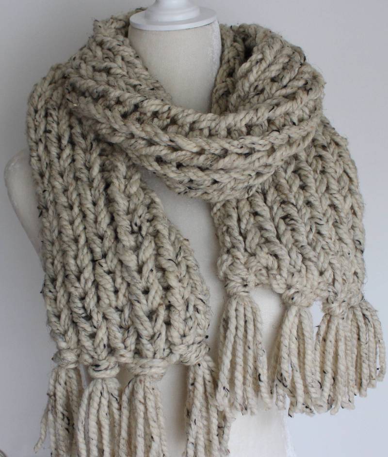 Klobige Wickeln Schal/Fransen von TheKnitterKnitche