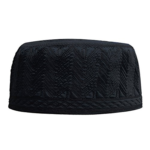 TheKufi Herren Strickmütze schwarz schwarz Gr. XXX-Large, schwarz von TheKufi