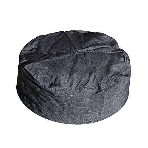 TheKufi Kufi Namaz Kappe für Herren und Kinder, mit einfachem Stich, Schwarz - Schwarz - large von TheKufi