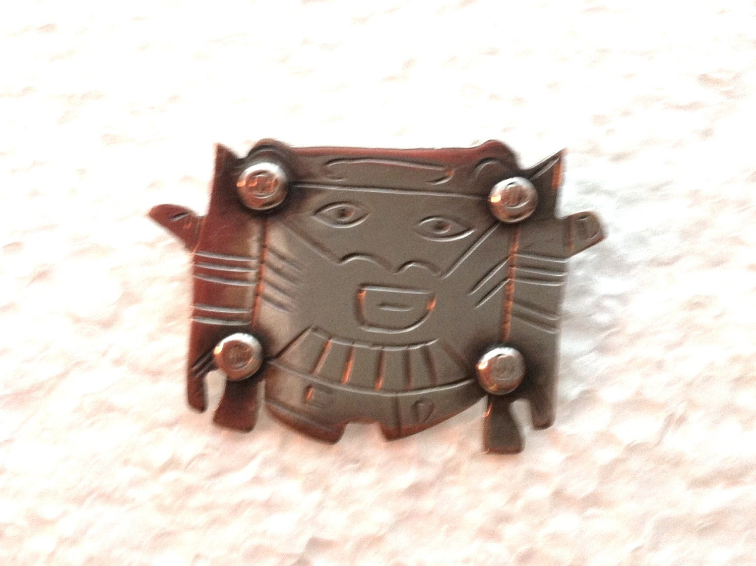 Antike Graziella Laffi Sterling Silber Anstecknadel von TheLadyCollects