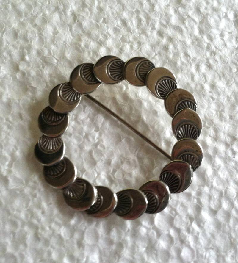 sterling Silber Beau Kreis Pin von TheLadyCollects