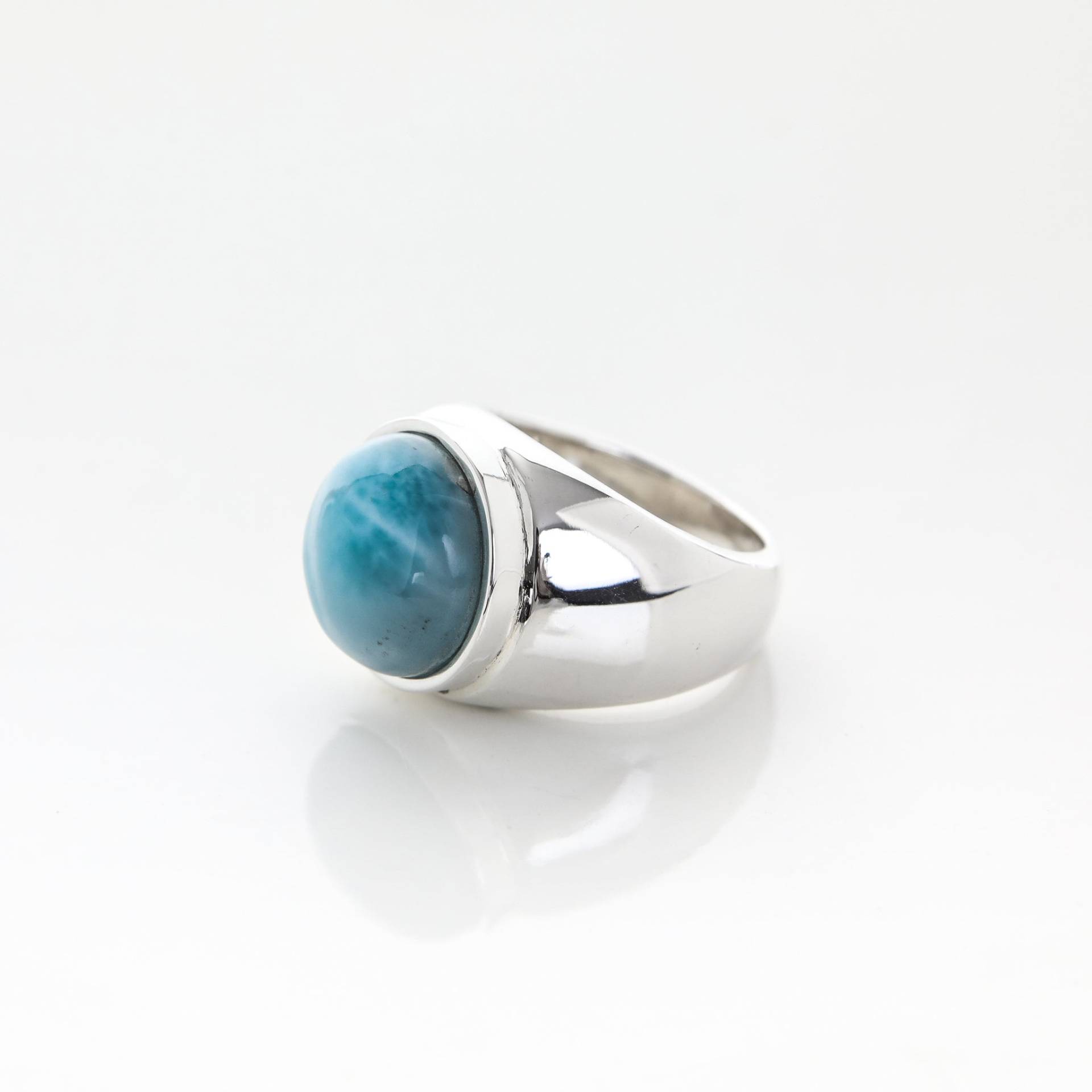 Larimar Ring Für Männer Artisan Sterling Silber Schmuck - Journal von TheLarimarShop