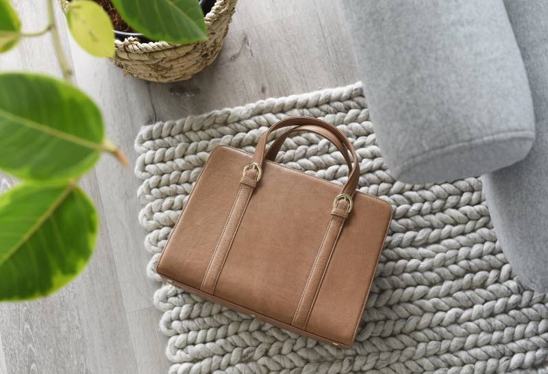 Handtasche Aus Echtem Leder - Mit Schulter-/Umhängegurt, Taschen, Schlüsselleine Und Flaschenhalter Personalisierte Strukturierte Geldbörse Für von TheLeatherExpert