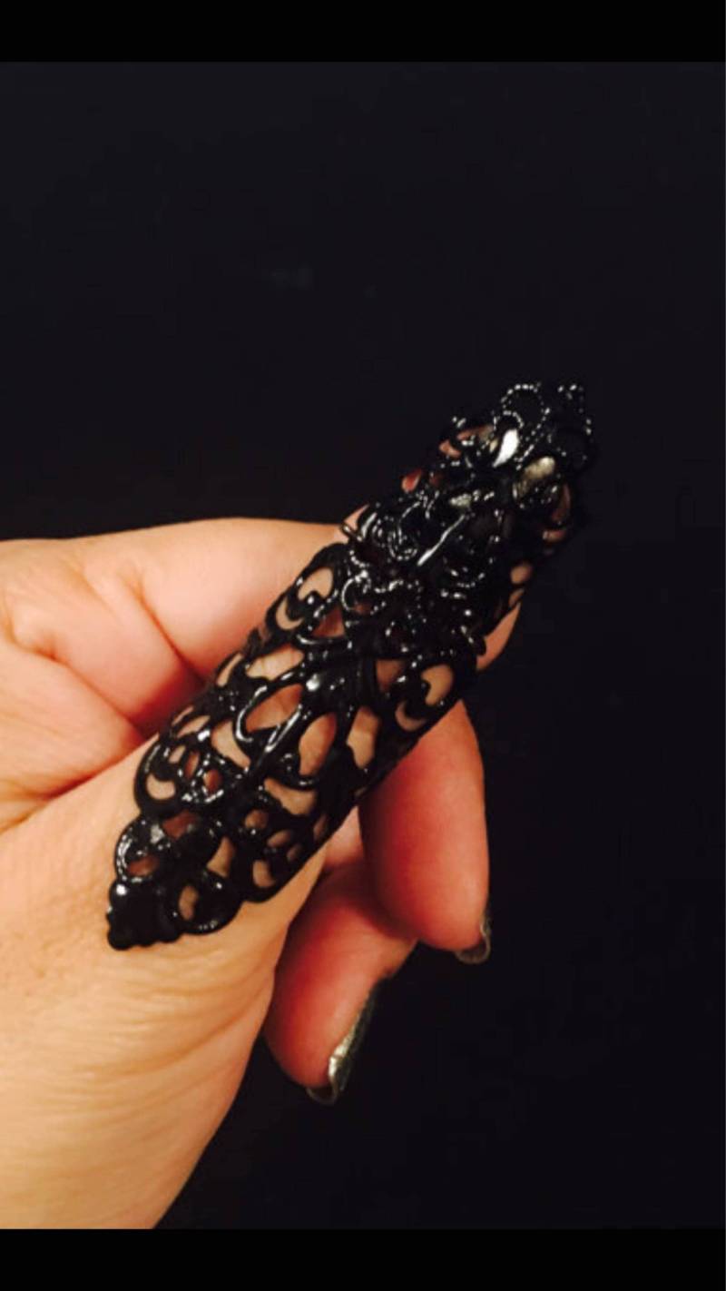Daumen Ring, Schwarz Daumen Ring, Schwarz von TheLegacyArt