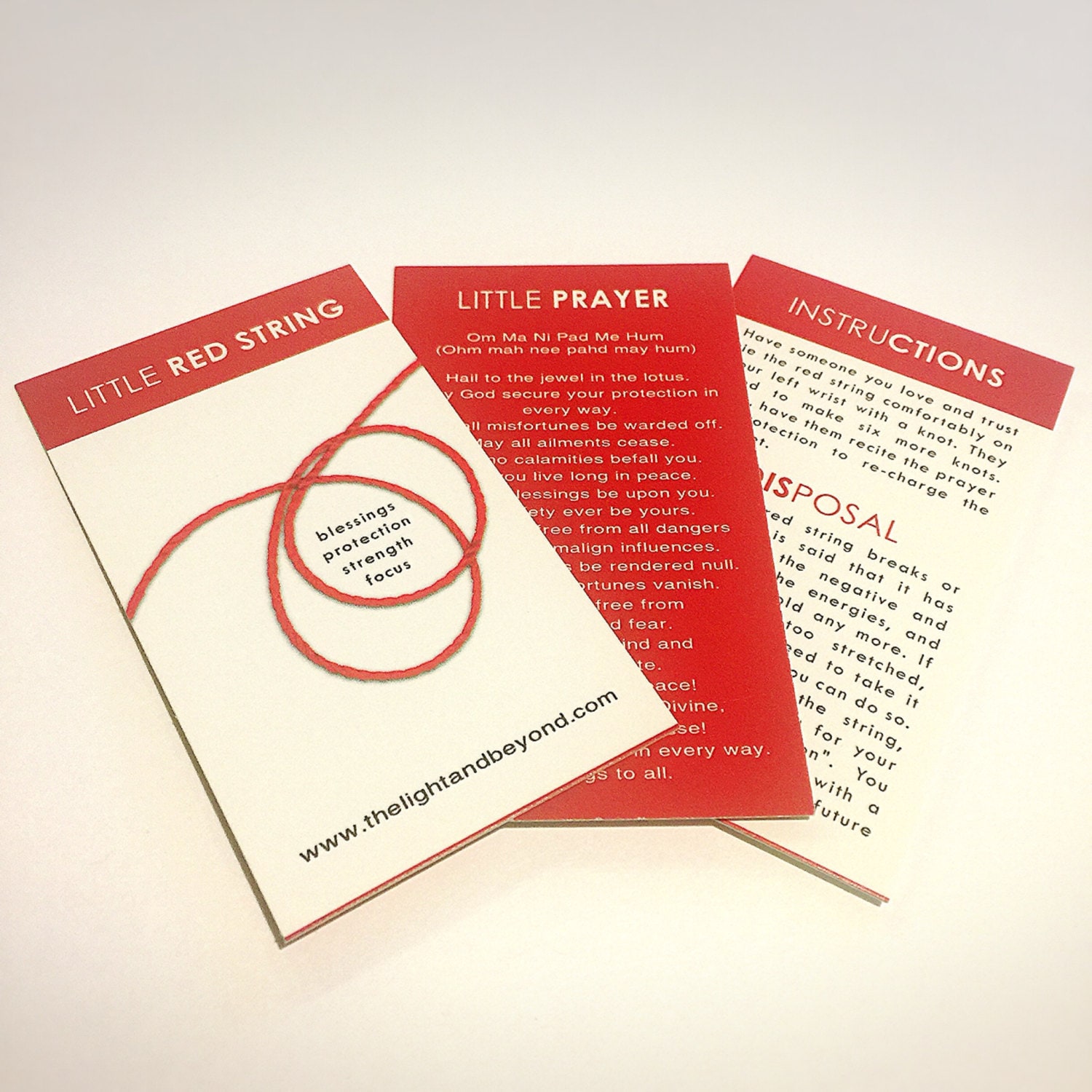 Blessed Little Red String Armband - 2 Menge Blessed Little Red String Armband - 2 Menge von TheLightAndBeyond
