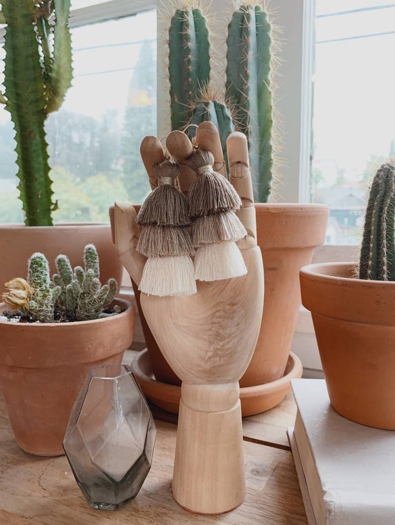 Dreilagige Quastenohrringe von TheLittleAvocado