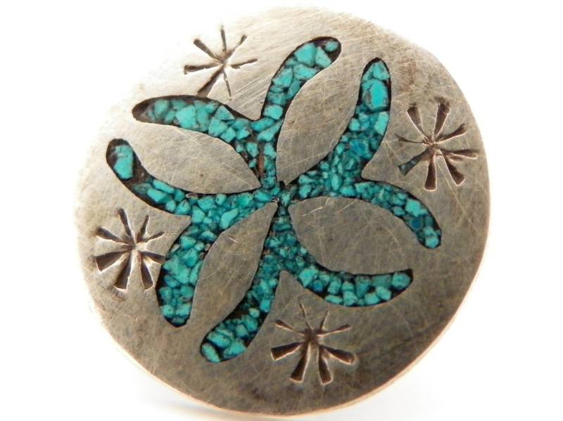 Türkis Silber Tie Tack von TheLostAmerican