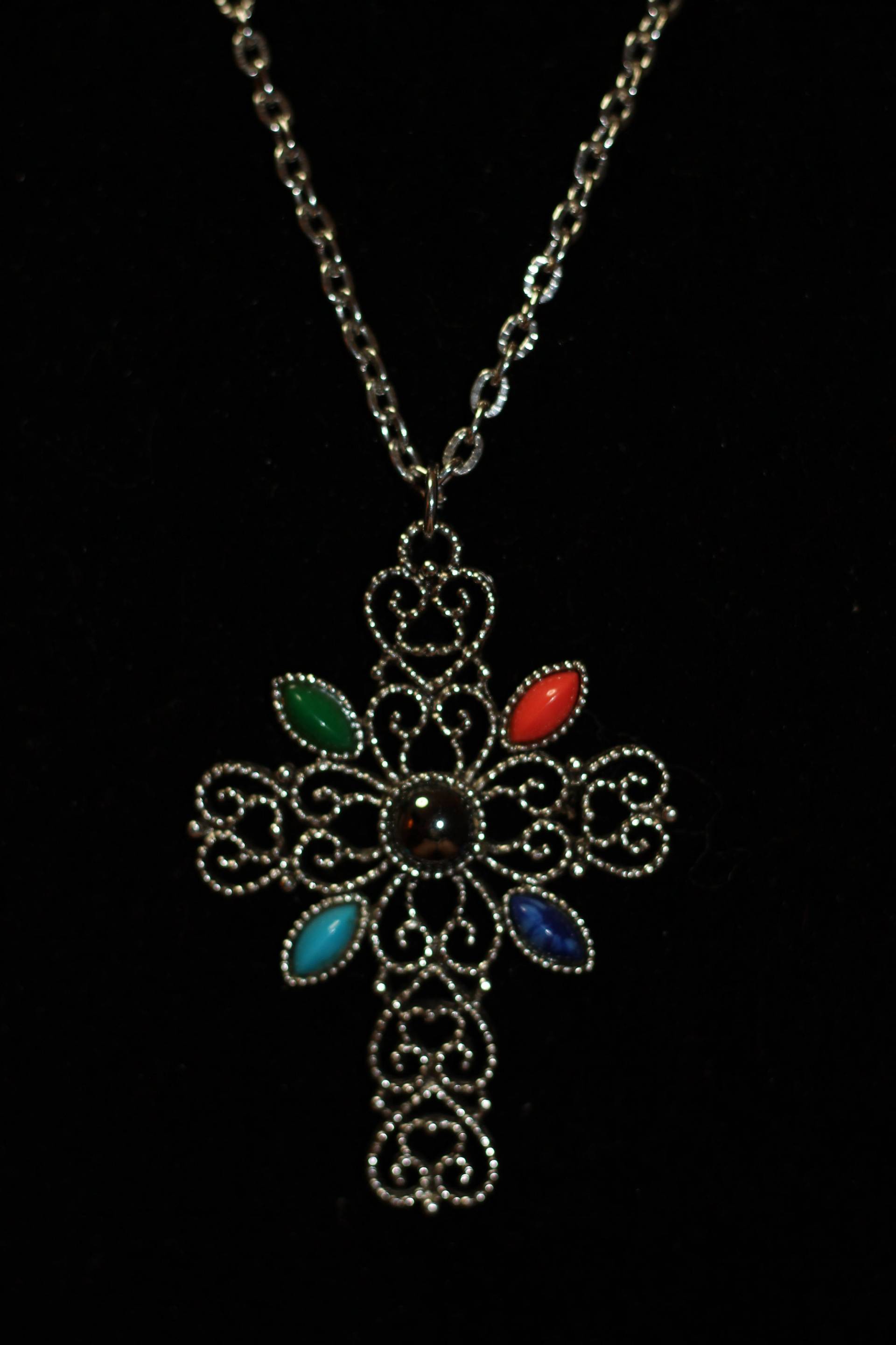 925 Multi Color Silberkreuz von TheLoveFashion