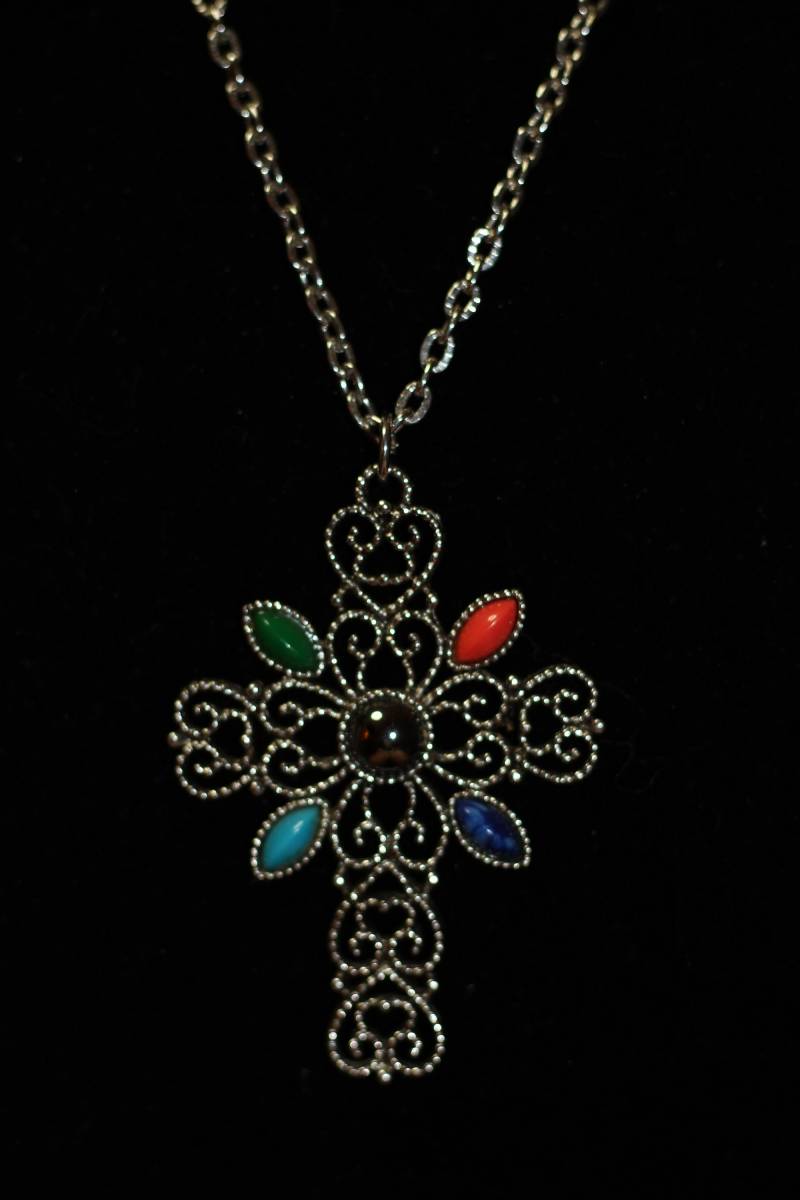925 Multi Color Silberkreuz von TheLoveFashion