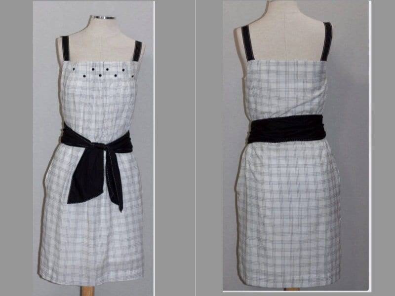 Bcbg Schwarz Weiß Kleid | 4 von TheLoveFashion