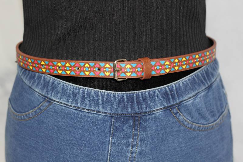 Dekorativer Gürtel Aus Braunem Leder von TheLoveFashion