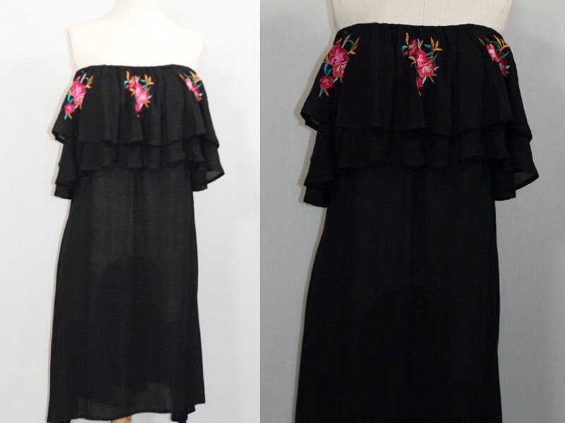 Florales Schulterkleid von TheLoveFashion