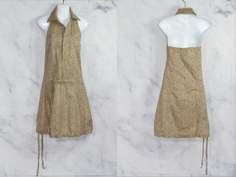 Für Immer Neues Blumengrünes Kleid | S von TheLoveFashion