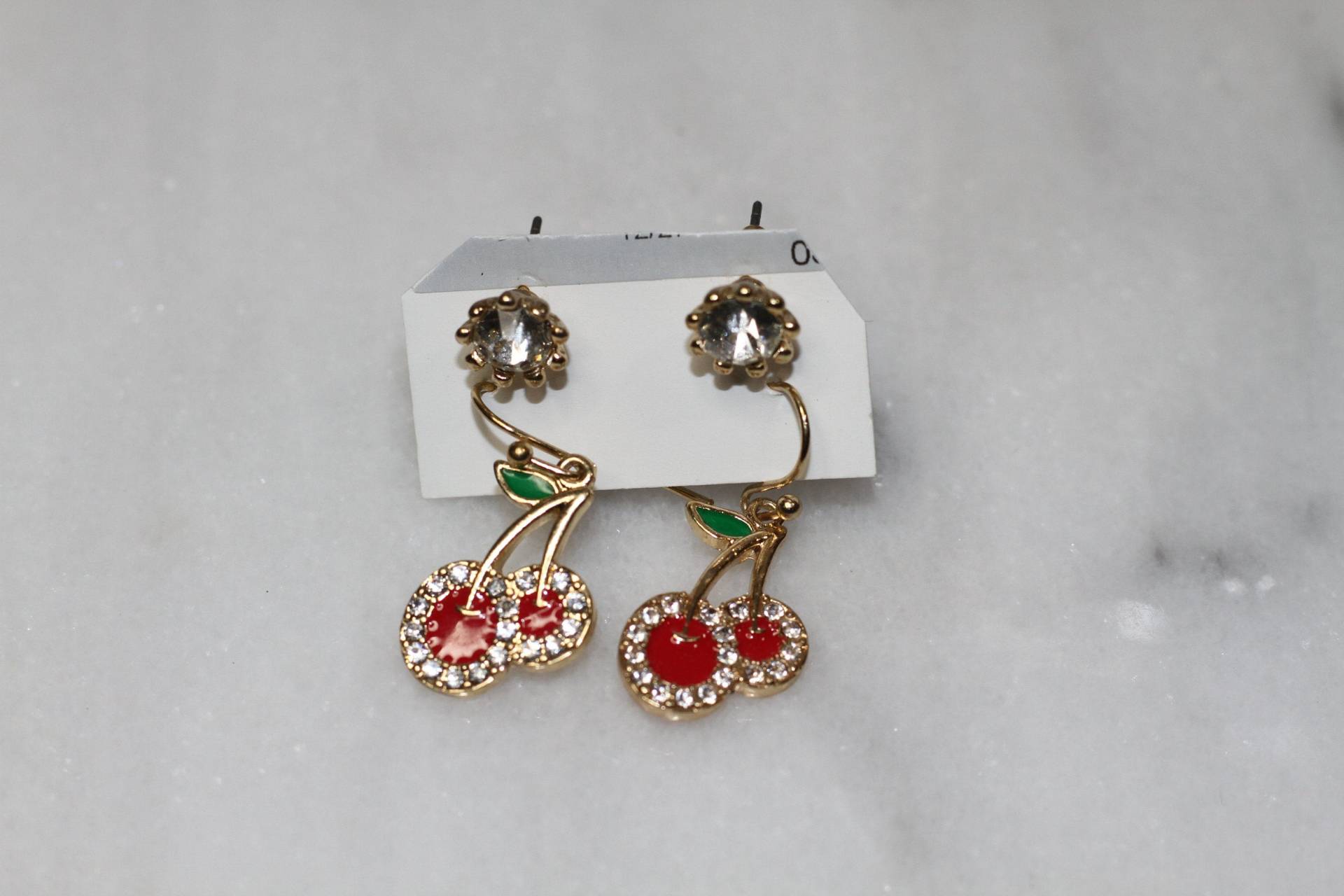 Gold Kirsche Ohrringe | 2Er Set von TheLoveFashion