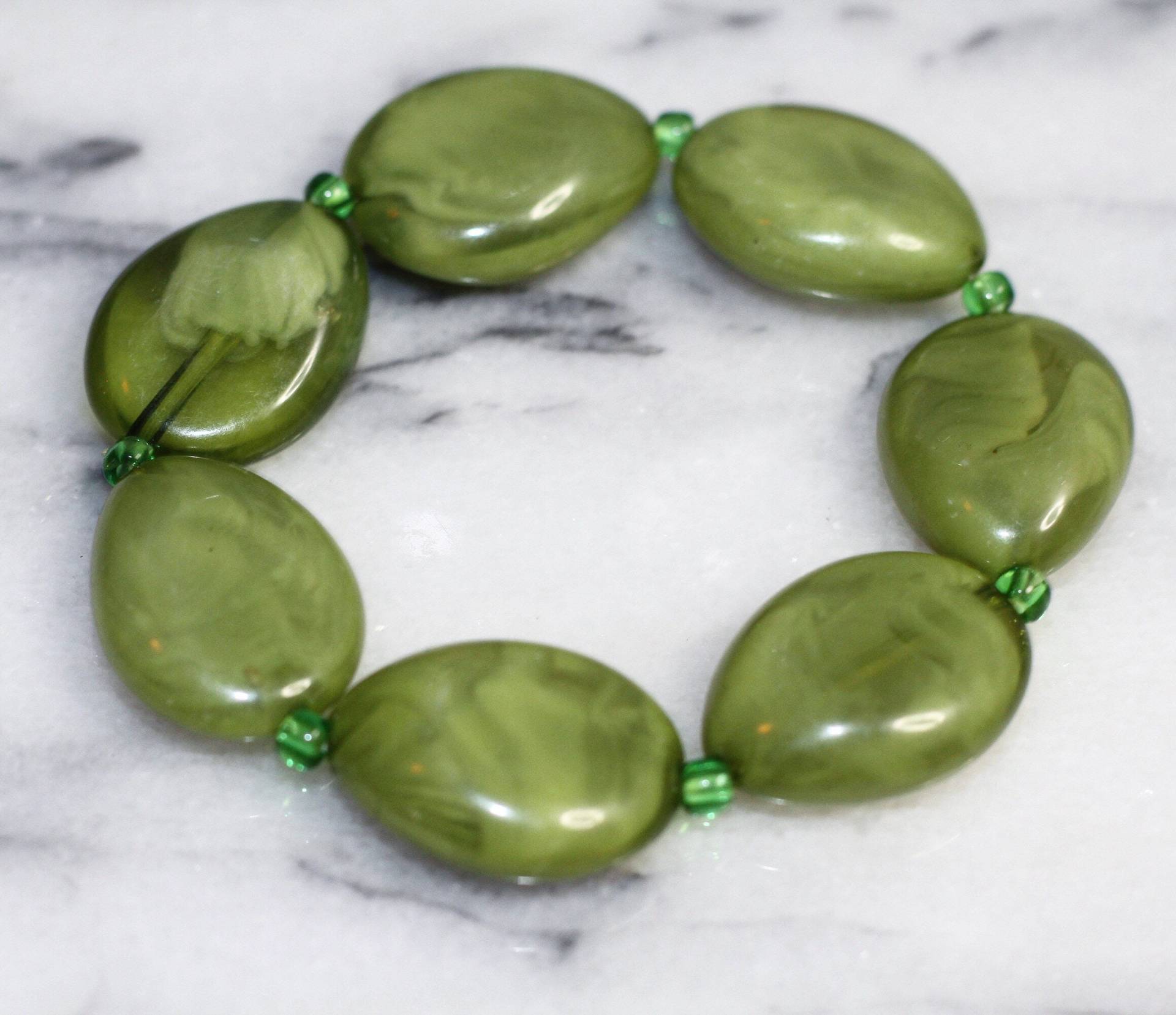 Grüner Stein Armband von TheLoveFashion