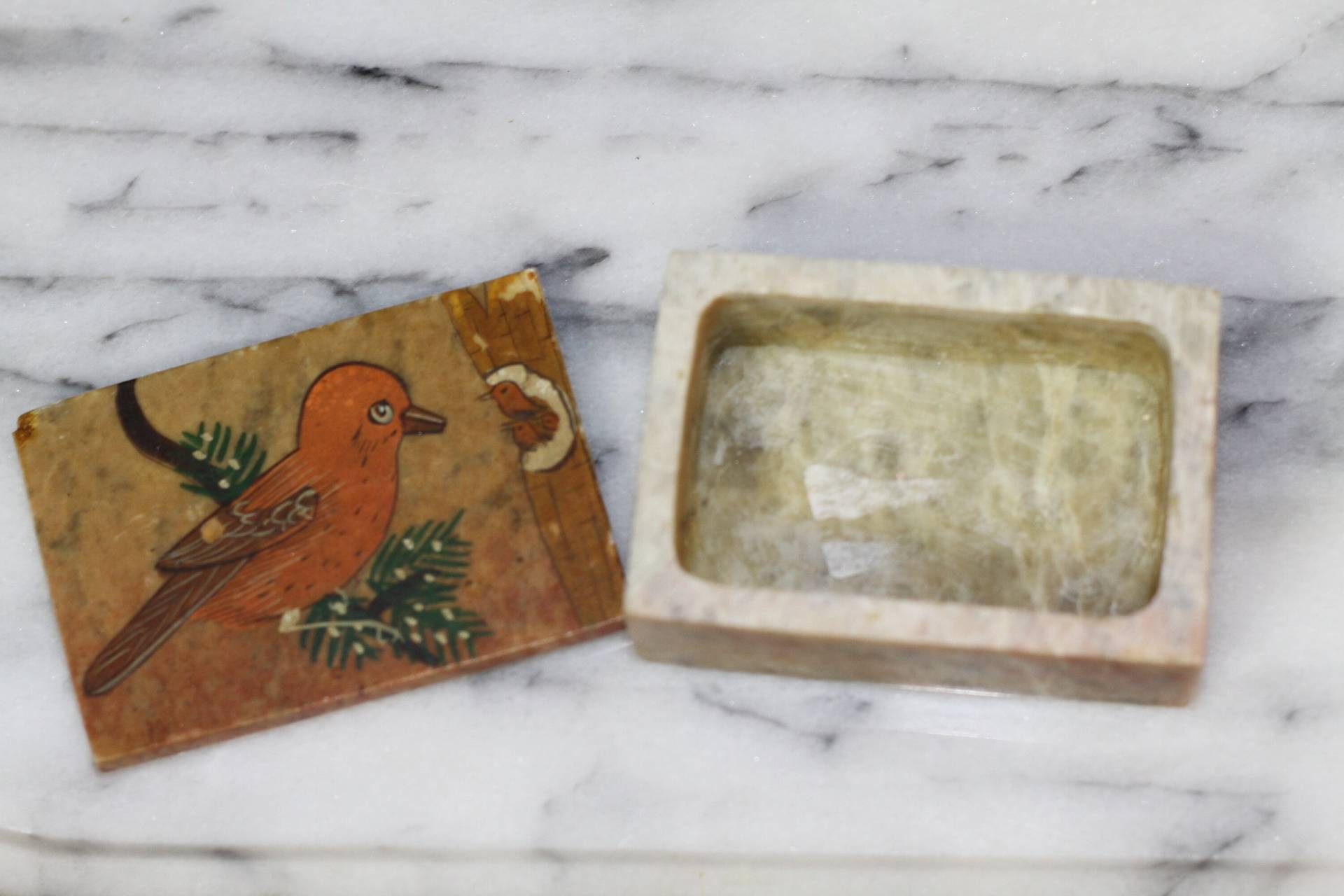 Marmor Handgemachter Vogel-Kasten von TheLoveFashion