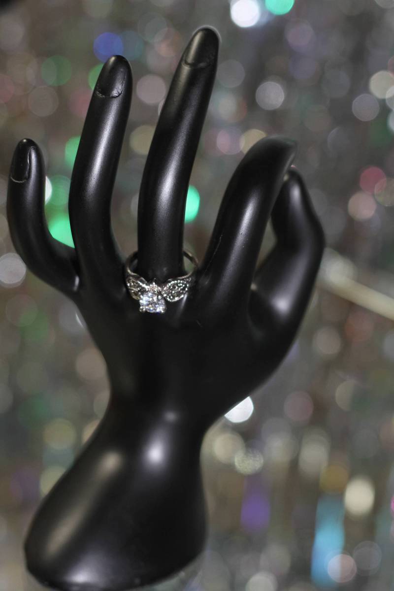 Mid Century Strassring Größe 6 von TheLoveFashion