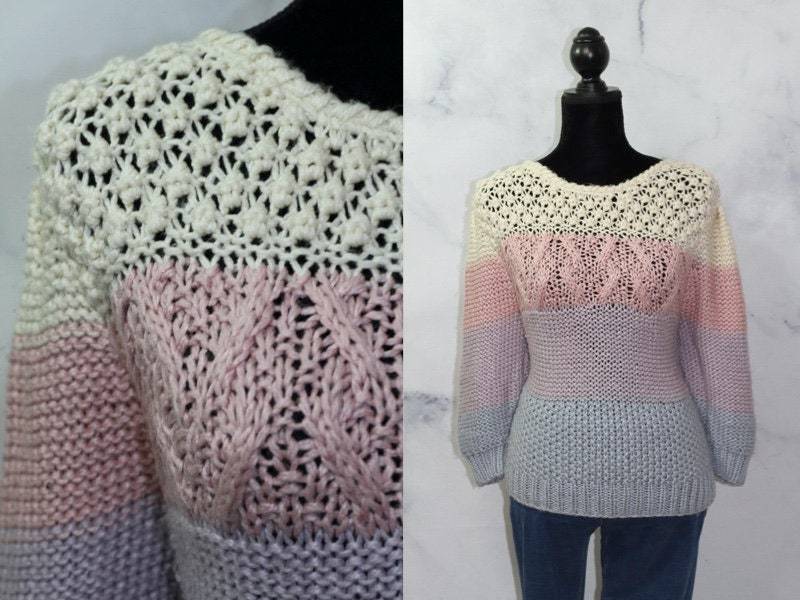 Ohi Multi Color Pullover | M von TheLoveFashion