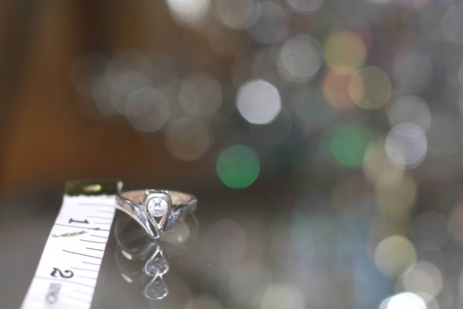 Silber Strass Ring Größe 4 1/2 von TheLoveFashion