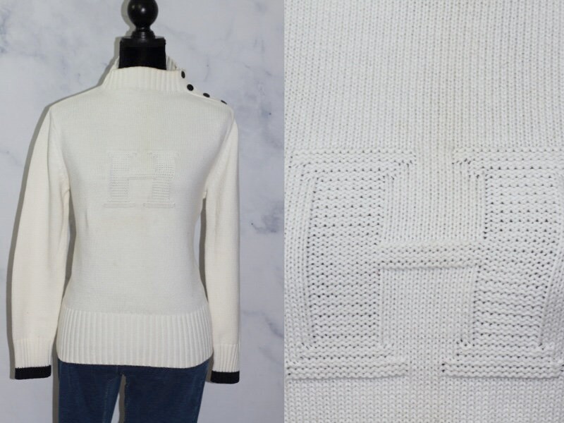 Tommy Hilfiger Weißer Pullover | M von TheLoveFashion