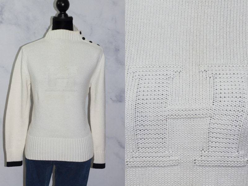 Tommy Hilfiger Weißer Pullover | M von TheLoveFashion